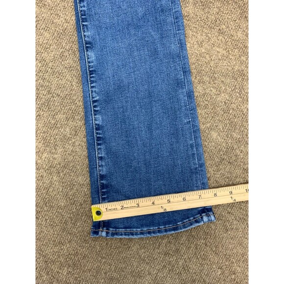 American Eagle Jeans Womens 8 Skinny Kick Bootcut Whiskered Next Stretch Denim - Picture 10 of 11